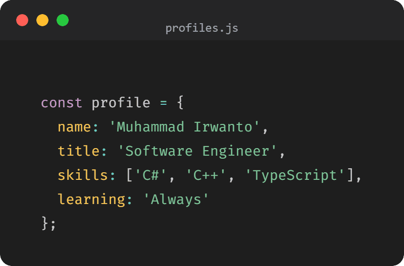 Muhammad Irwanto profile snippet